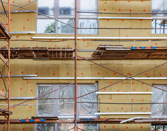 Installation ravalement de façade